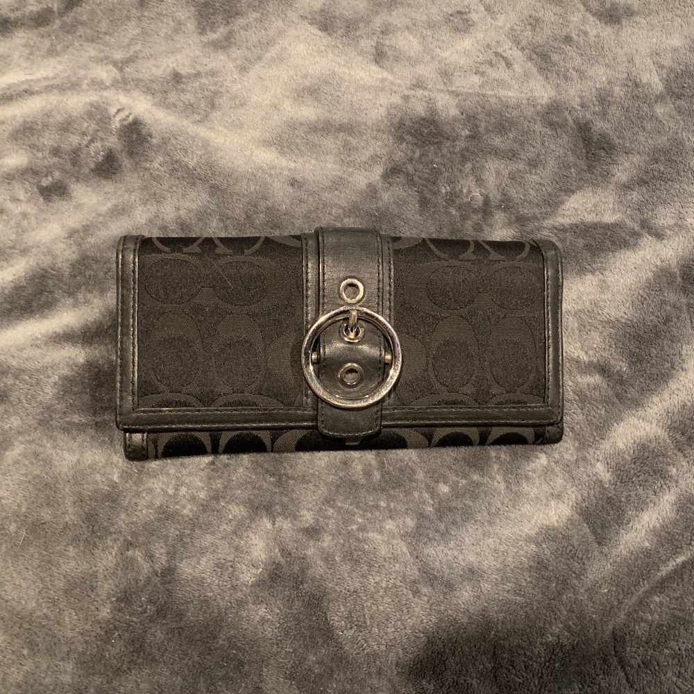 Coach Black Multi Section Wallet - image 1